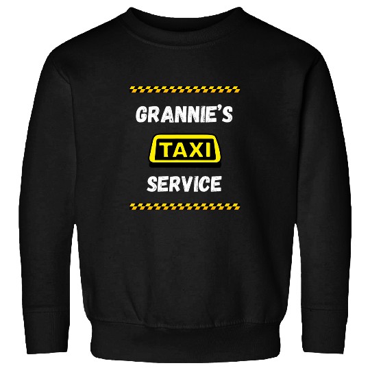 Funny Grannies Taxi Service Cab Driver Family Taxi Sweatshirts