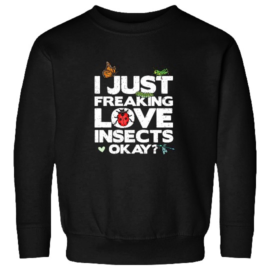 Funny Insect Entomologist Bug Collector Bug Lover Insect Sweatshirts