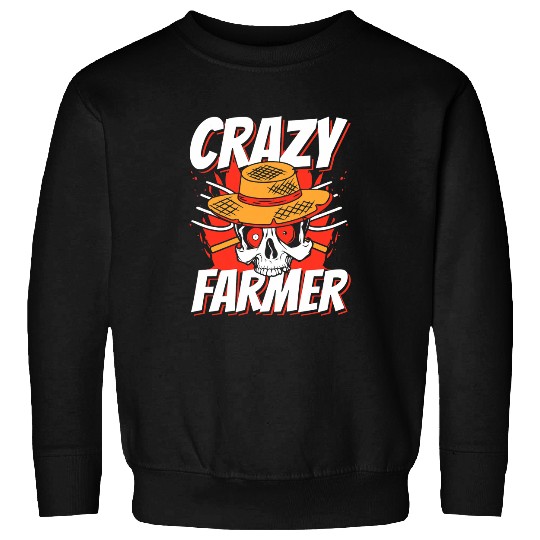 crazys Farmer Rancher Agribusiness Agriculture Farmer Sweatshirts