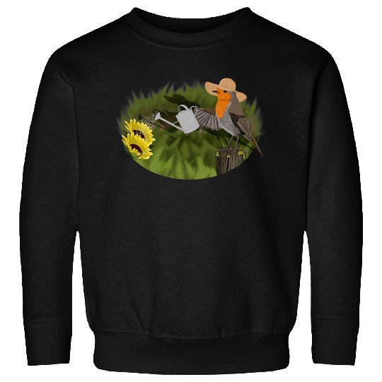 Robin Bird Art Birdlover Birdwatcher Animal Biologist Sweatshirts