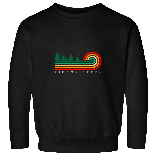 Evergreen vintages Stripes Pigeon Creek Ohio Sweatshirts