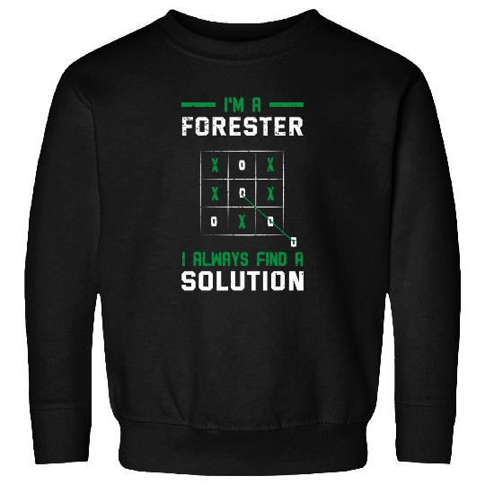 Forester Tree Farmer Forest Manager Forestry TicTacToe Sweatshirts