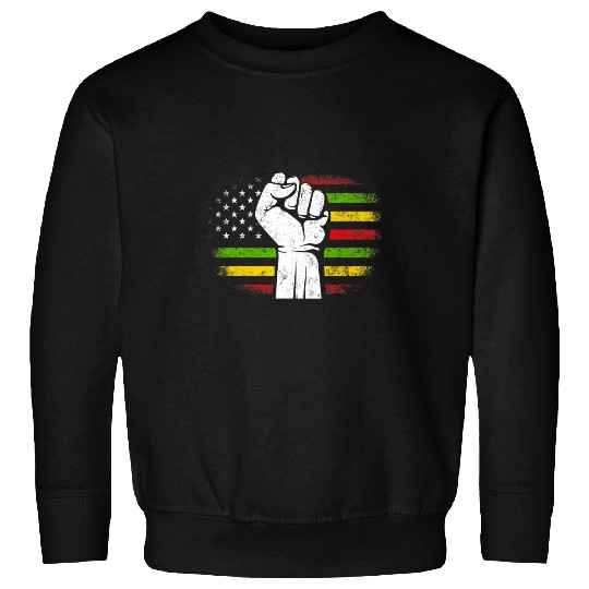 Black Lives Matter Black History Month Black Hair Black Wome Sweatshirts