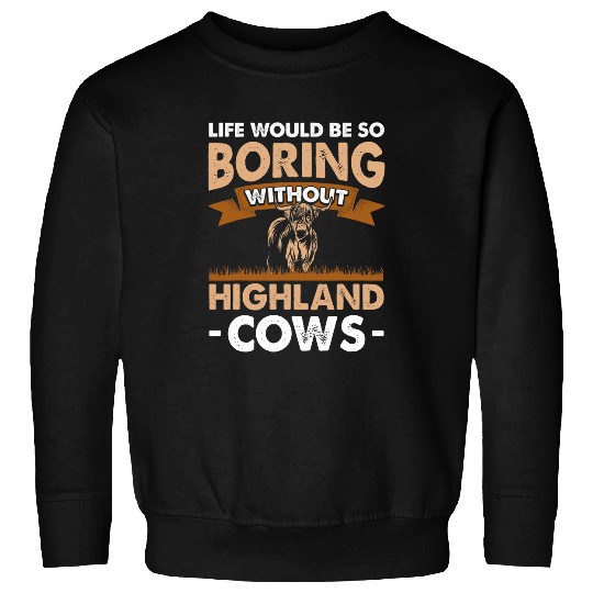 Cow Lover Highland Cattle Breeder Hairy Cow Farmer Highland Rancher 27 Sweatshirts