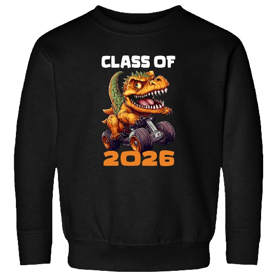 Class of 2026 Dinosaur TRexs Back To School Racing Sweatshirts