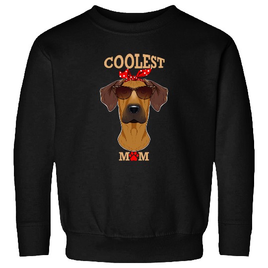 Dog Mom I Rhodesian Ridgeback Mom I Rhodesian Ridgeback Sweatshirts