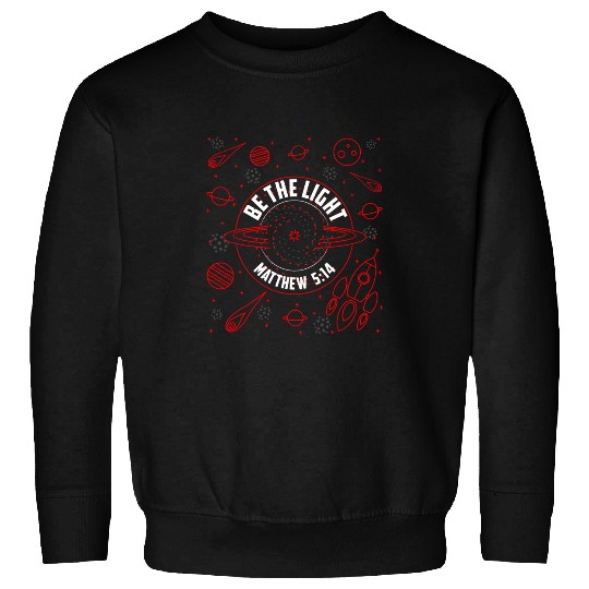 Be the Light Gift idea for christian Christmas Party Sweatshirts