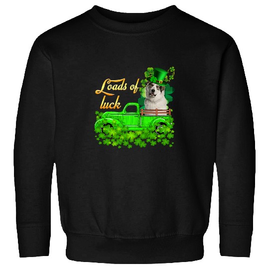 Loads Of Luck Truck Great Pyrenees St Patricks Day Sweatshirts