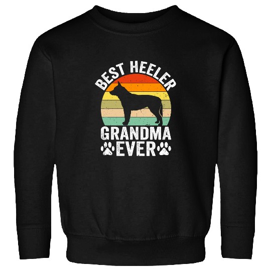 Australian Shepherd Grandmother bests Heeler Grandma Ever Sweatshirts