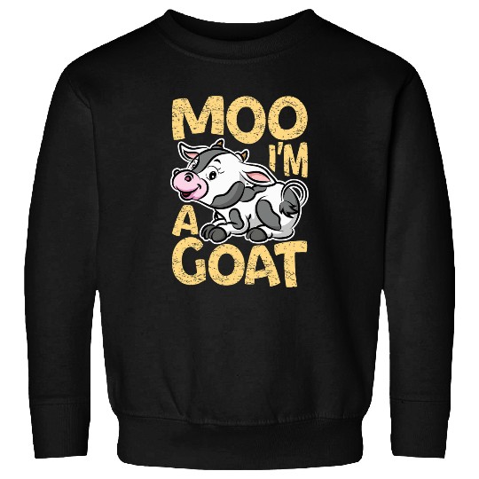 Goats Lover Moo Im A Goats Funny Cow Lover For Men Women Cute Animal Sweatshirts
