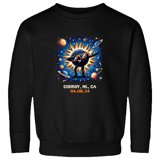 Dabbings Total Solar Eclipse Codroy Newfoundland Canada Sweatshirts