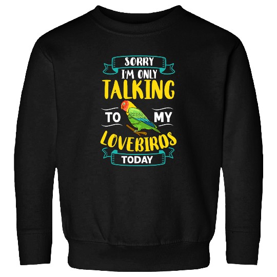 Lovebird Peach Faced Parrot Pet African Fischer Bird 22 Sweatshirts