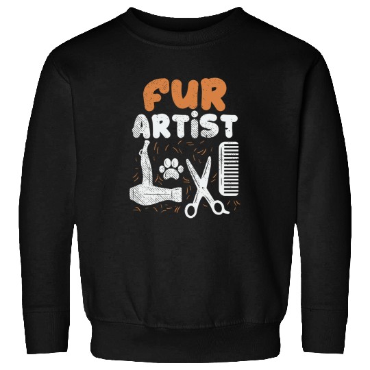 Fur Artist For Dog Groomer Sweatshirts