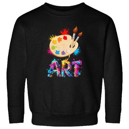 Cool Painting Art For Men Women Draw Pencil Drawing Teacher Sweatshirts