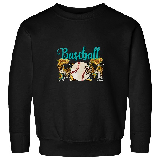Funny Baseball Design for baseball player Coachs mom Sweatshirts