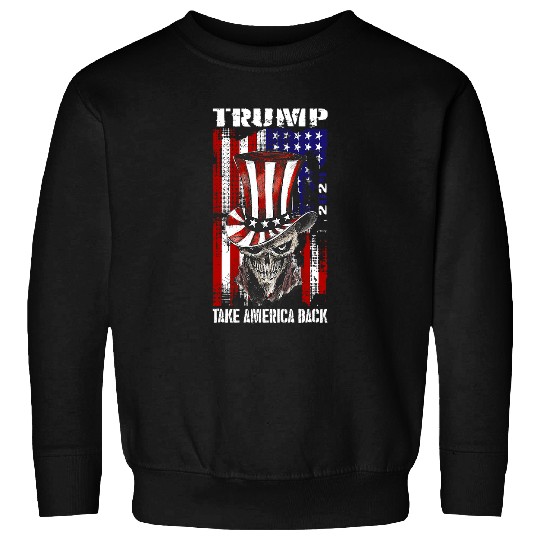 Donald Trump 2024 Take America Back American Flag Native Sweatshirts