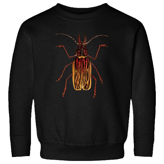 Great red Fires beetle insects bug species crawling Sweatshirts