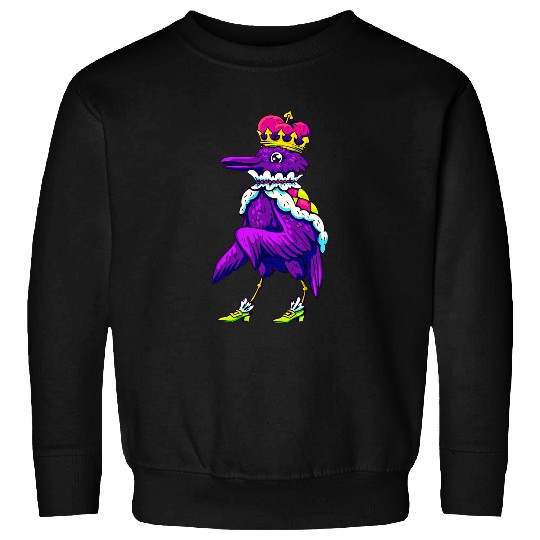 Lacrosse Gift King Crown Costume Fancy Dress carnivals Raven Sweatshirts