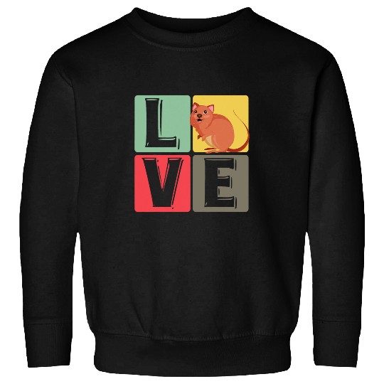 Lacrosse Gift Love quokkas Cute Australian Animal Sweatshirts