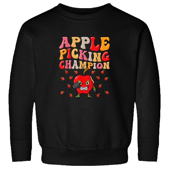 Fruit Picker Champion Harvest Season Farmer Apple Picking Sweatshirts