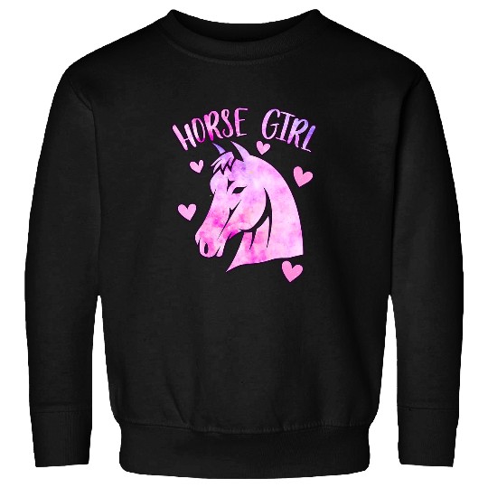 Horse Lover Girl 2Just a Girl Who Loves Horses Lover Girls Themed Sweatshirts