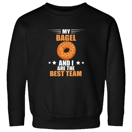 bests Team Bagel Lover Baking Baker Baker Dough Bagel Sweatshirts