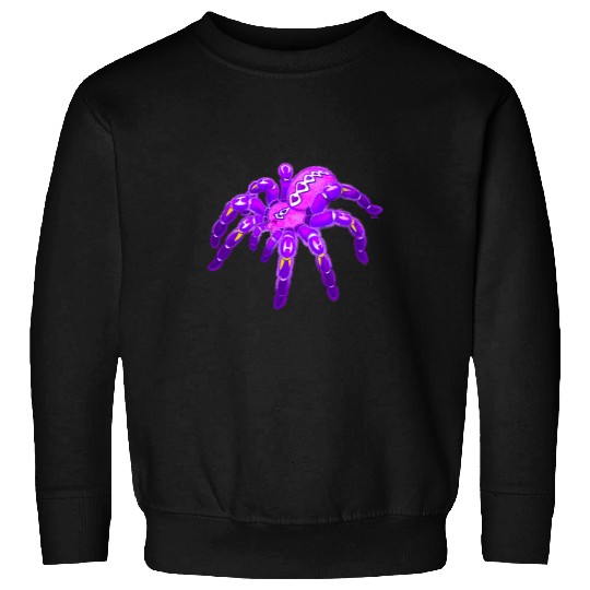 Purple Pokie Gooty Sapphire Tarantula Spider Arachnophile Sweatshirts