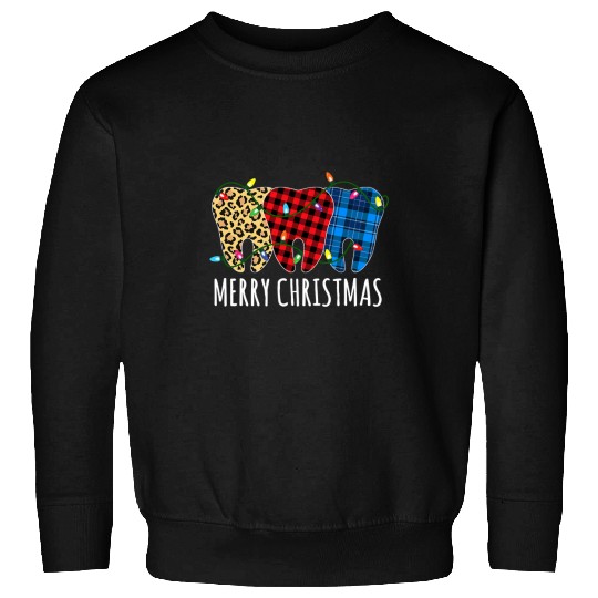 Merry Christmas Dental Assistant buffalo plaids Christmas 21 Sweatshirts