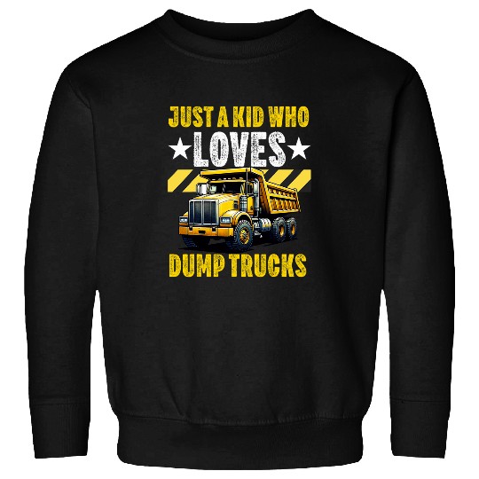 Dump Truck Driver Operator Men Adult Dumping truck Trailer 26 Sweatshirts