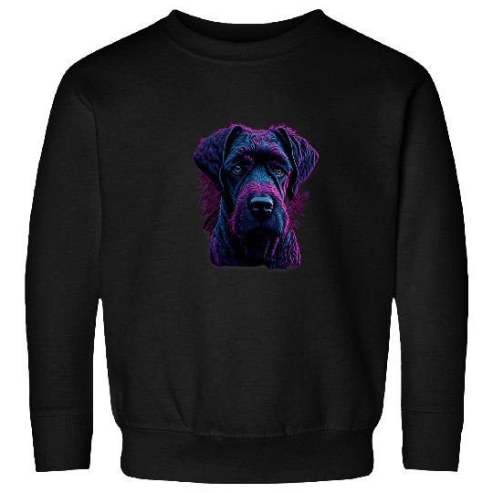 Giant Schnauzer Dog Colorful Dog Breed Design Sweatshirts