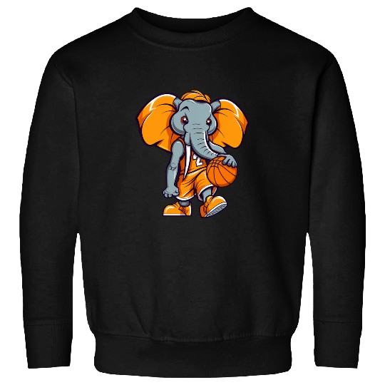 Basketball Elephant Sweatshirts
