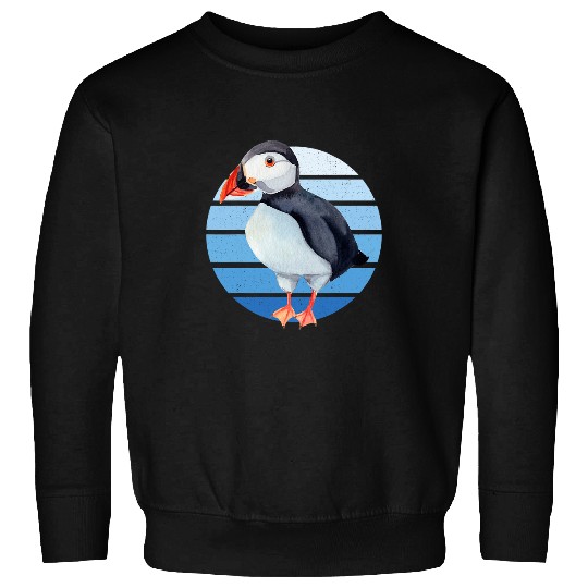 Sunset Puffin Parrot Decoration Sweet Bird 21 Sweatshirts