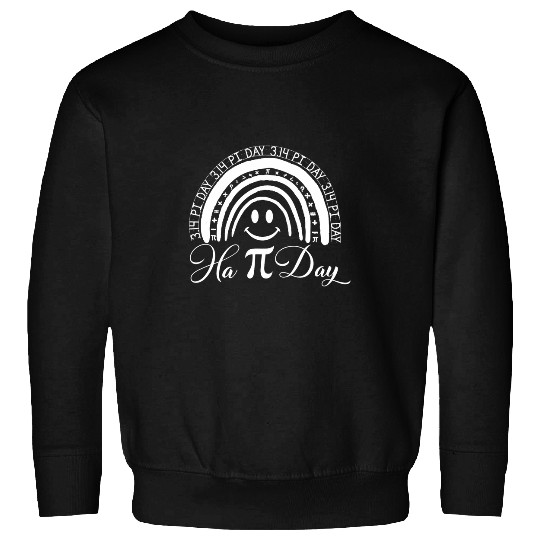 Pi day math number rainbow happy pi day fun smile teacher 21 Sweatshirts