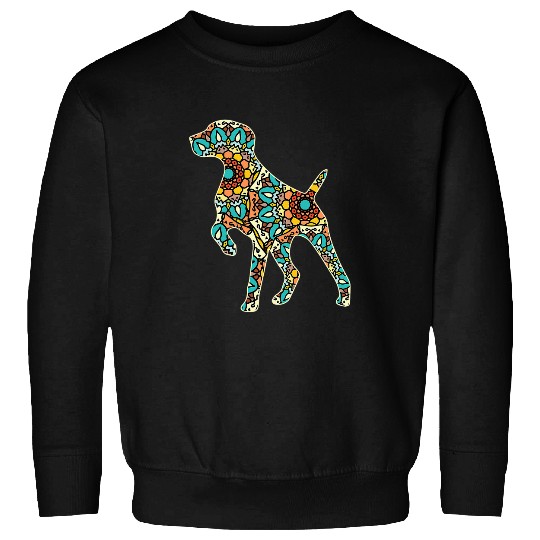 German Shorthair Pointer GSP MOM DAD Retro 2 Sweatshirts
