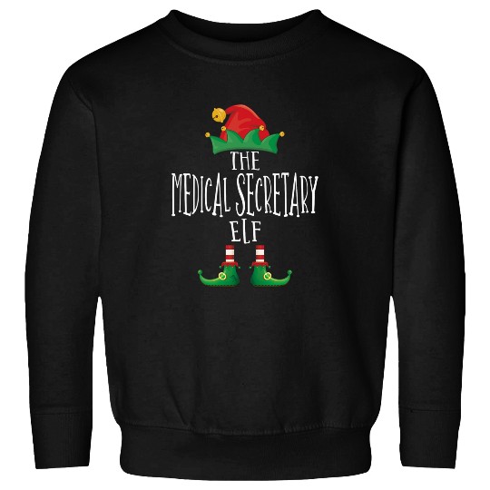 medicals Secretary Elf Family Matching Christmas Pajamas Sweatshirts