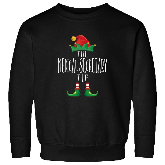 medicals Secretary Elf Family Matching Christmas Pajamas Sweatshirts