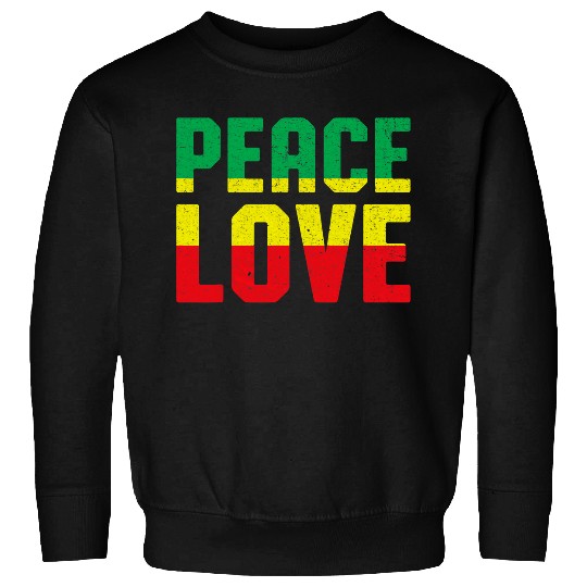 Jamaica Reggae Music Rasta Pride Peace Love 25 Sweatshirts