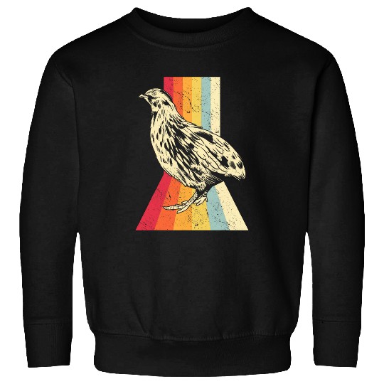 quail retro for men quail hunting and quail breeding Sweatshirts