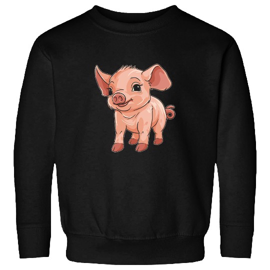 Pork Cute Farmer 2Animal Farming Pig Mom Sweatshirts