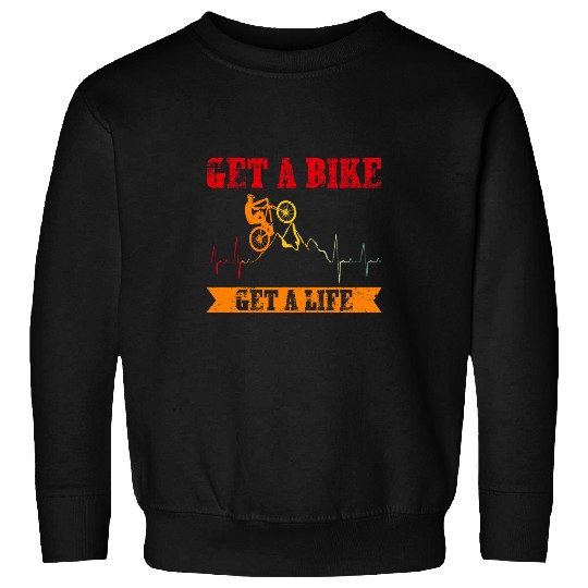 Funny Gravity Crash Random Bike Checks Mountain Sweatshirts