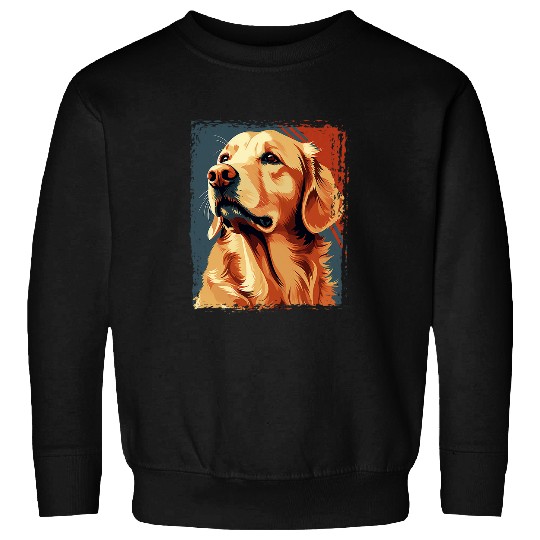 Golden Retriever for Kid Boys Girls Funny Dog Lover 2 Sweatshirts