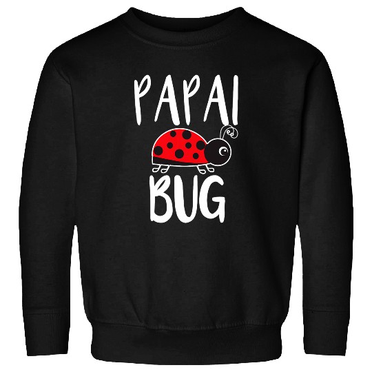 Mens Papai Bug Portuguese Daddy Funny Ladybug Sweatshirts