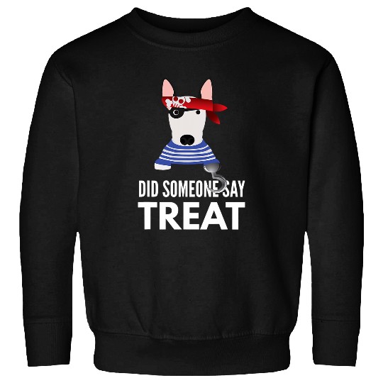 Bull Terrier Halloween Pirate Sweatshirts