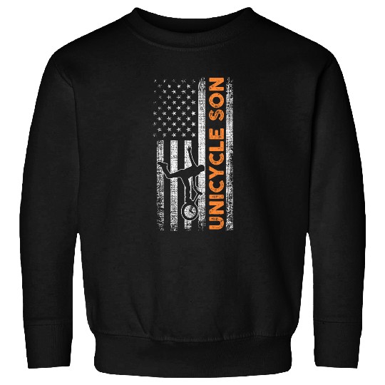 Biking Son Unicycle Artificial wheel Cyclist Bicycle Sweatshirts