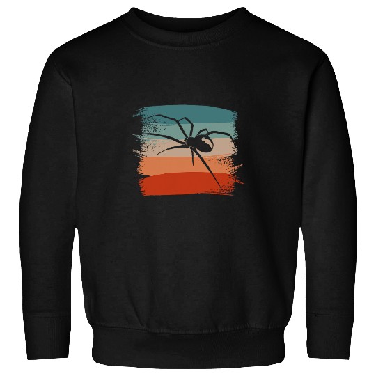 Retro vintages Black Widow Spider Spiders Sweatshirts