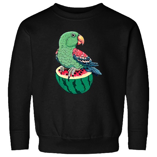 Rare Parrot on Watermelon Sweatshirts