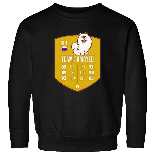 Dog Samoyed Lover Mom Dad emblem vintages Samoyed Dog Sweatshirts