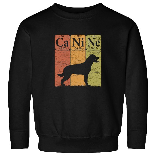 Dog Rottweiler Periodic Table Elements Dog Canine 3 Sweatshirts