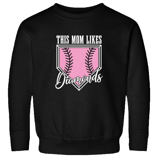 Baseball Mom For Women Softball Mom Sweatshirts