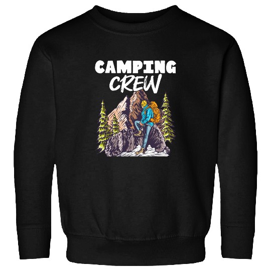Camping Crew Tent Campsite Camper Matching Sweatshirts